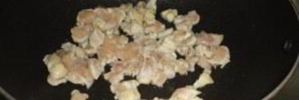 курица мелкими кусочками