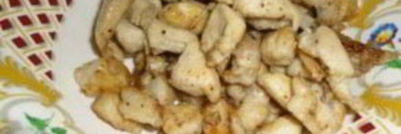 курица мелкими кусочками