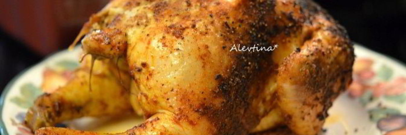 Курица на банке пива