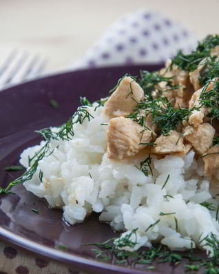 Курица на пару с лимоном