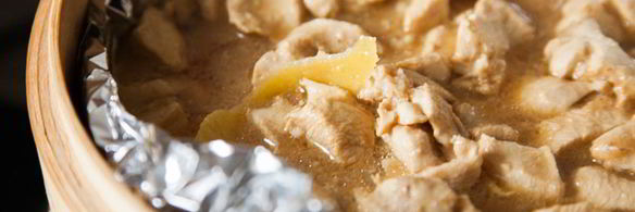 курица на пару с лимоном