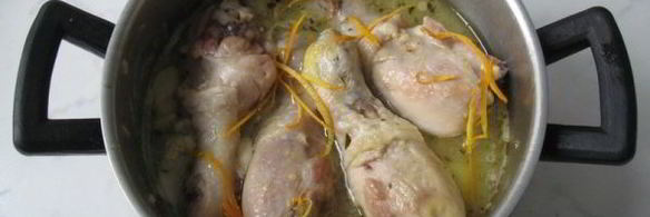 курица с картофелем в апельсиновом соусе