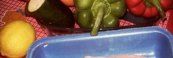 курица с лимоном и овощами