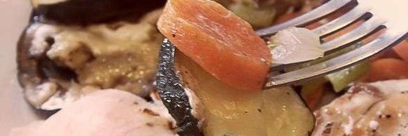 курица с лимоном и овощами