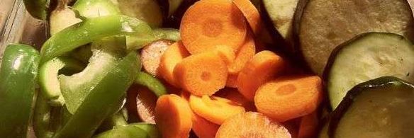 курица с лимоном и овощами