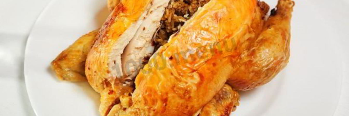 Курица с рисом в рукаве