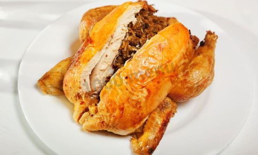 Рецепт курицы с рисом в рукаве