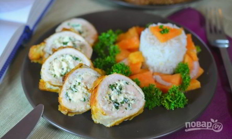 Рецепт курицы с сальсой из папайи