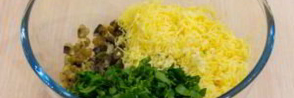 курица с шампиньонами и сыром