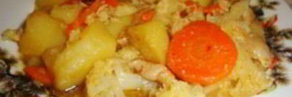 курица с цветной капустой в мультиварке