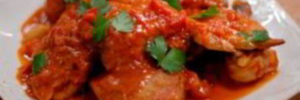 курица в томатном соусе в духовке