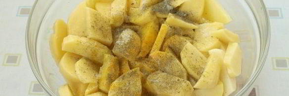 курица запеченная с картошкой