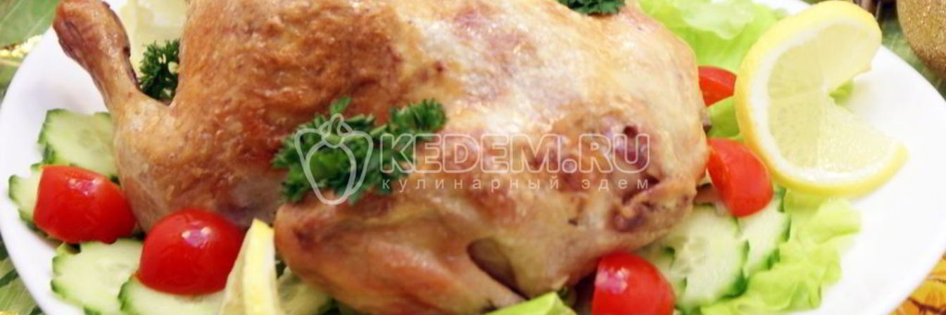 Курочка запеченная с лимоном