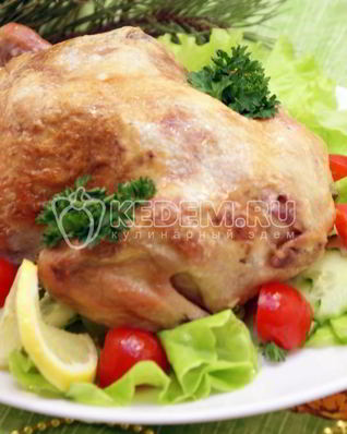 Курочка запеченная с лимоном