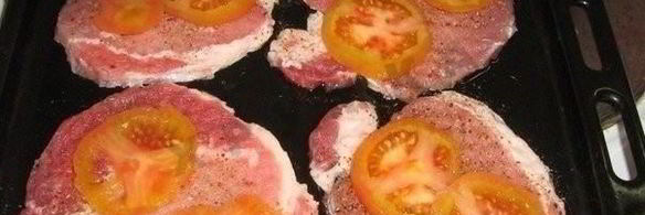 мясо по-купечески с грибами