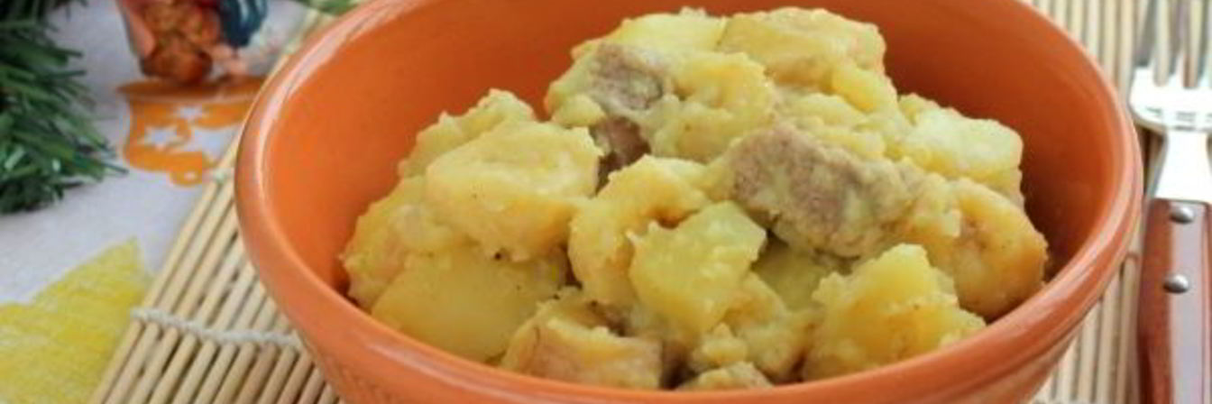 Мясо с бананами