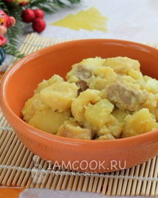 Мясо с бананами