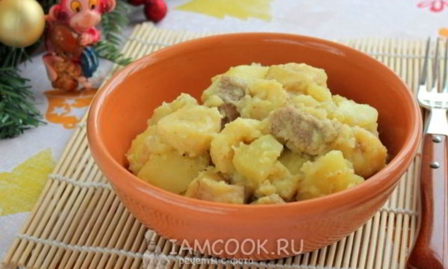 Рецепт мяса с бананами