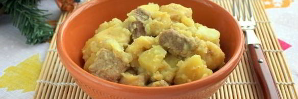 мясо с бананами