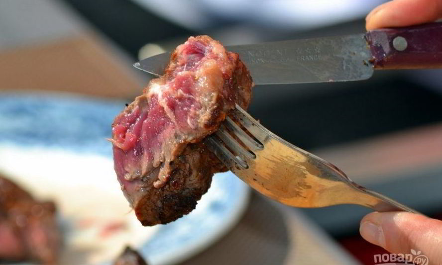 Рецепт мяса с кровью