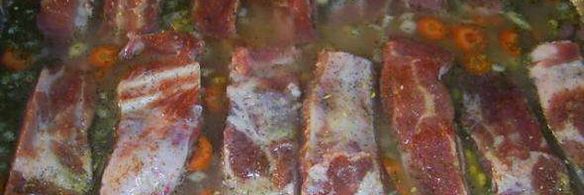 свинина с рисом и кукурузой