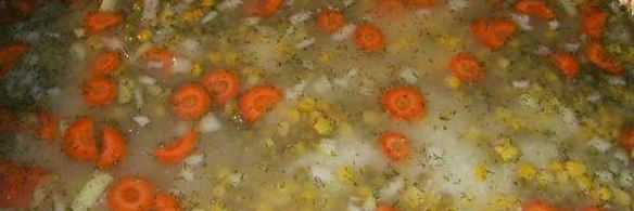 свинина с рисом и кукурузой