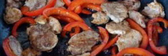 свинина с соусом