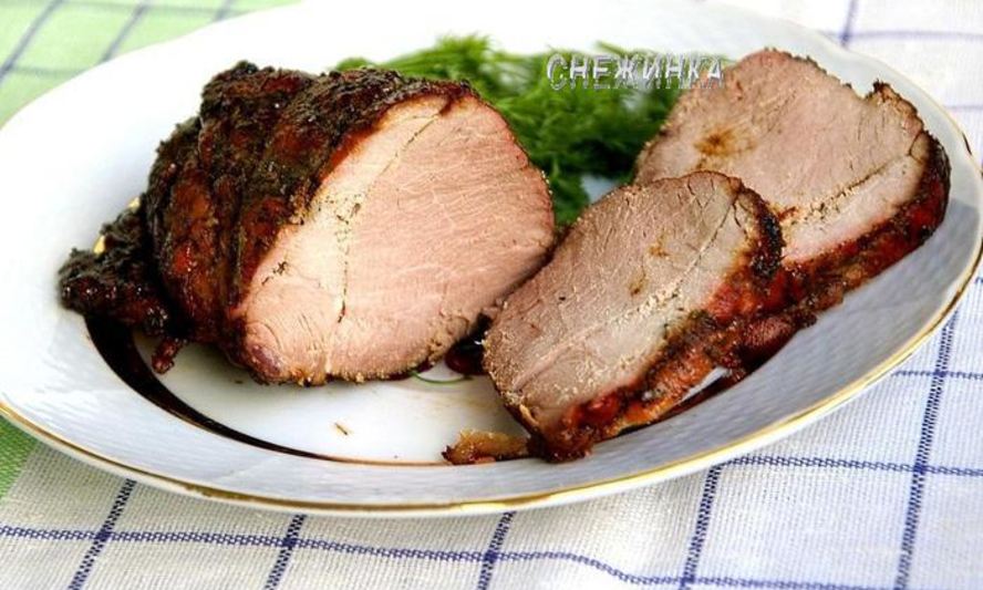 Рецепт свинины, запеченной в апельсиново-смородиновой глазури