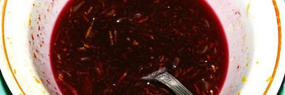 свинина, запеченная в апельсиново-смородиновой глазури