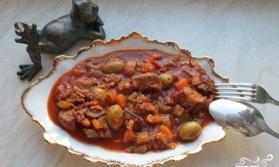 Рецепт телятины, тушеной в мультиварке