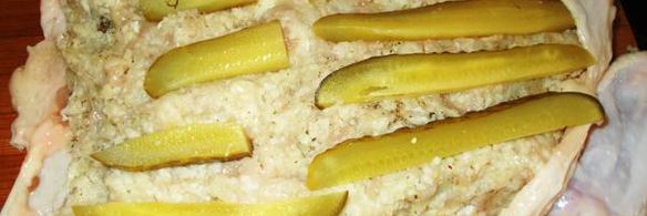 цыпленок фаршированный