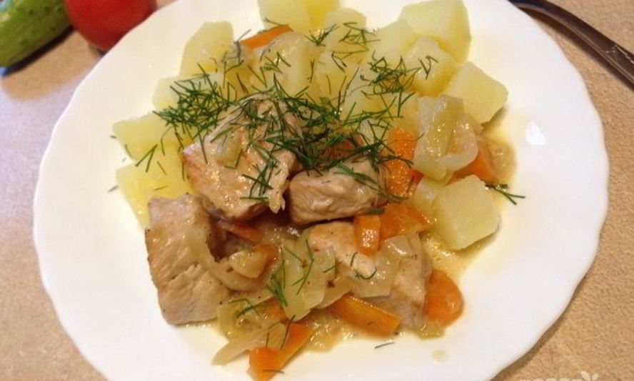 Рецепт тушеной индейки простой