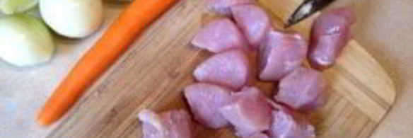 тушеная индейка простая