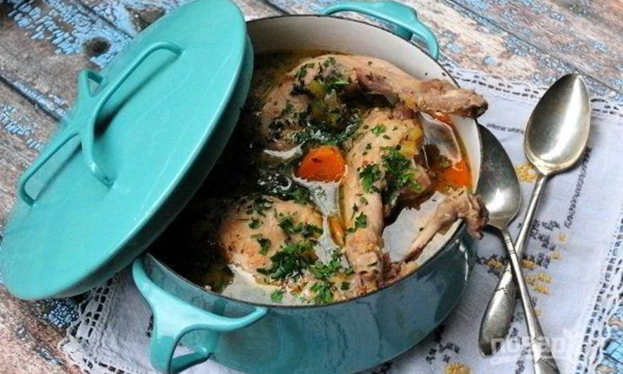 Рецепт тушеного кролика с морковью