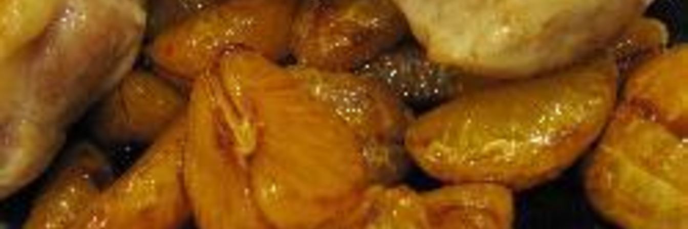 Утиная грудка с клементинами