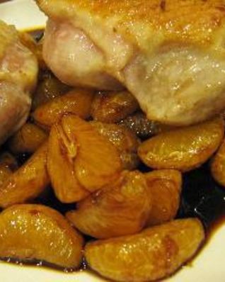 Утиная грудка с клементинами