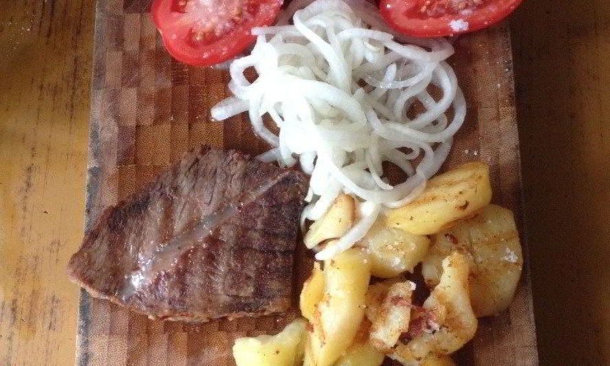 Рецепт вареного мяса с горчицей и овощами