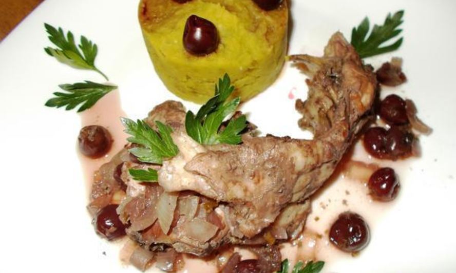 Рецепт вишневого кролика