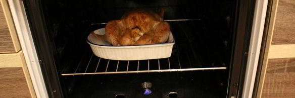 запеченная острая кунжутная курица