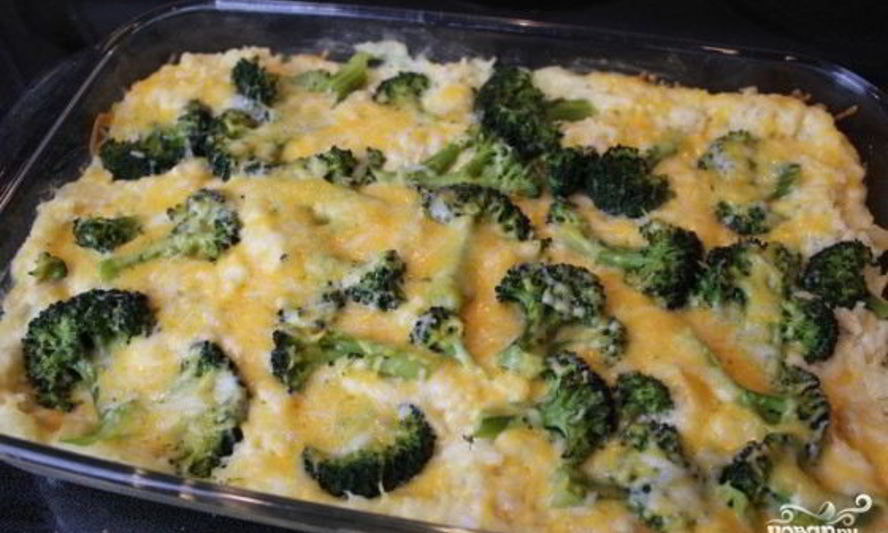 Рецепт запеченного куриного филе с брокколи