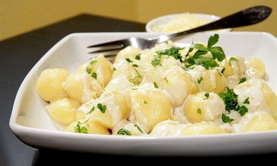 Рецепт ньокков со сливками и трюфельным маслом