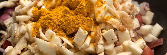 баклажаны с чечевицей