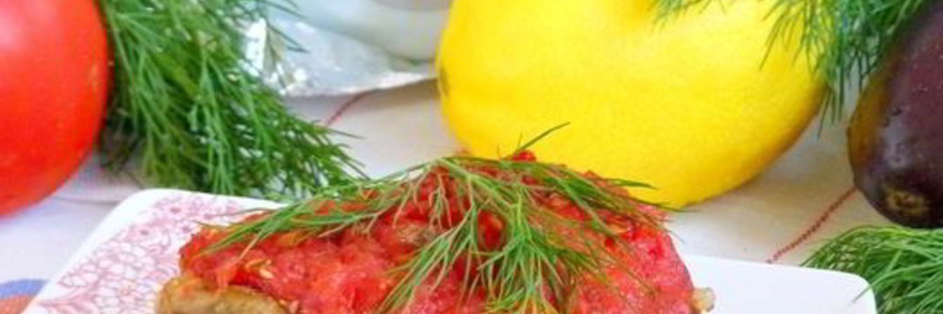Баклажаны, запеченные с фаршем