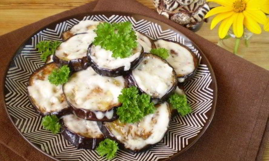 Рецепт баклажанов жареных с чесноком и майонезом