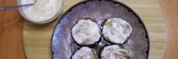 баклажаны жареные с чесноком и майонезом