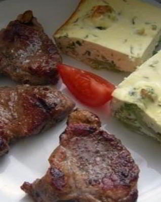 Брокколи с творогом в духовке