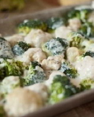 Брокколи в духовке с сыром