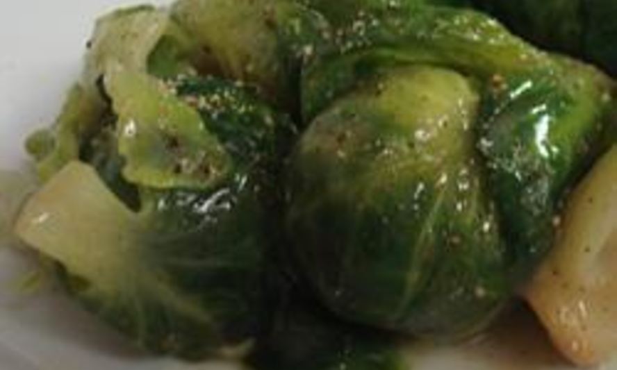 Рецепт брюссельской капусты с мускатным орехом