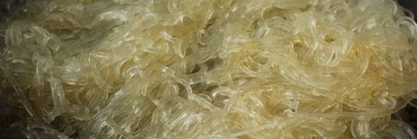 чап-чой с креветками, грибами и стручковой фасолью