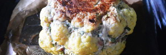 фаршированная цветная капуста